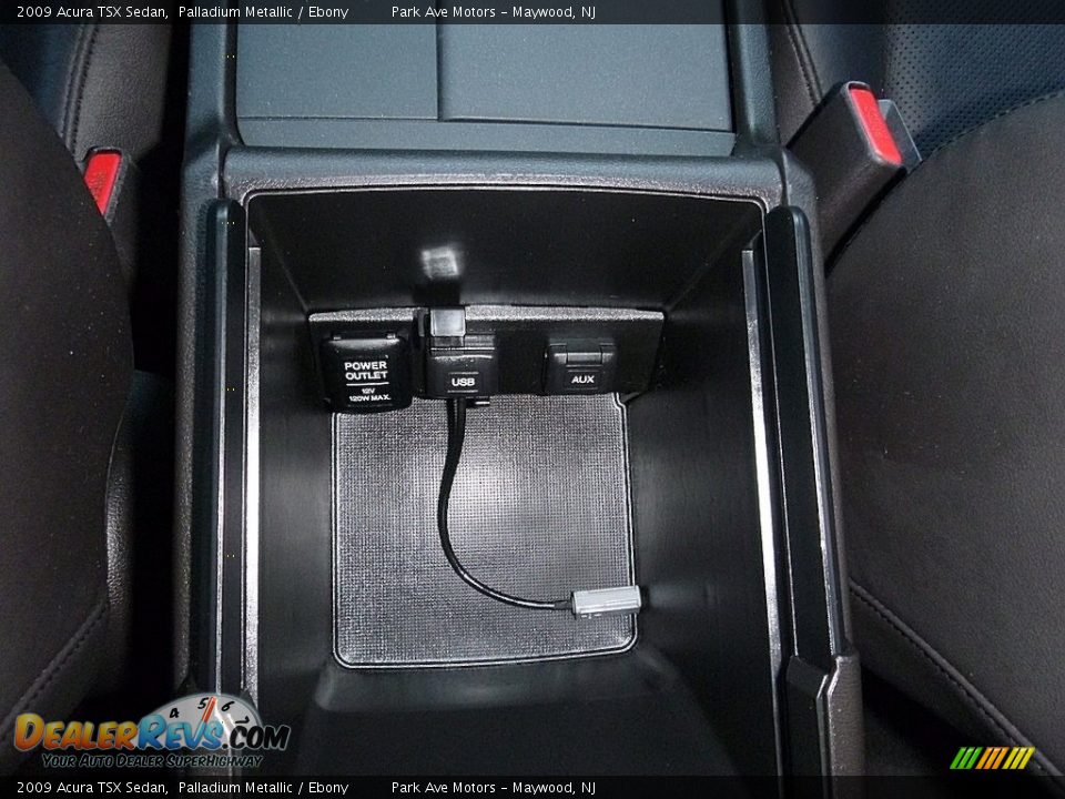 2009 Acura TSX Sedan Palladium Metallic / Ebony Photo #29
