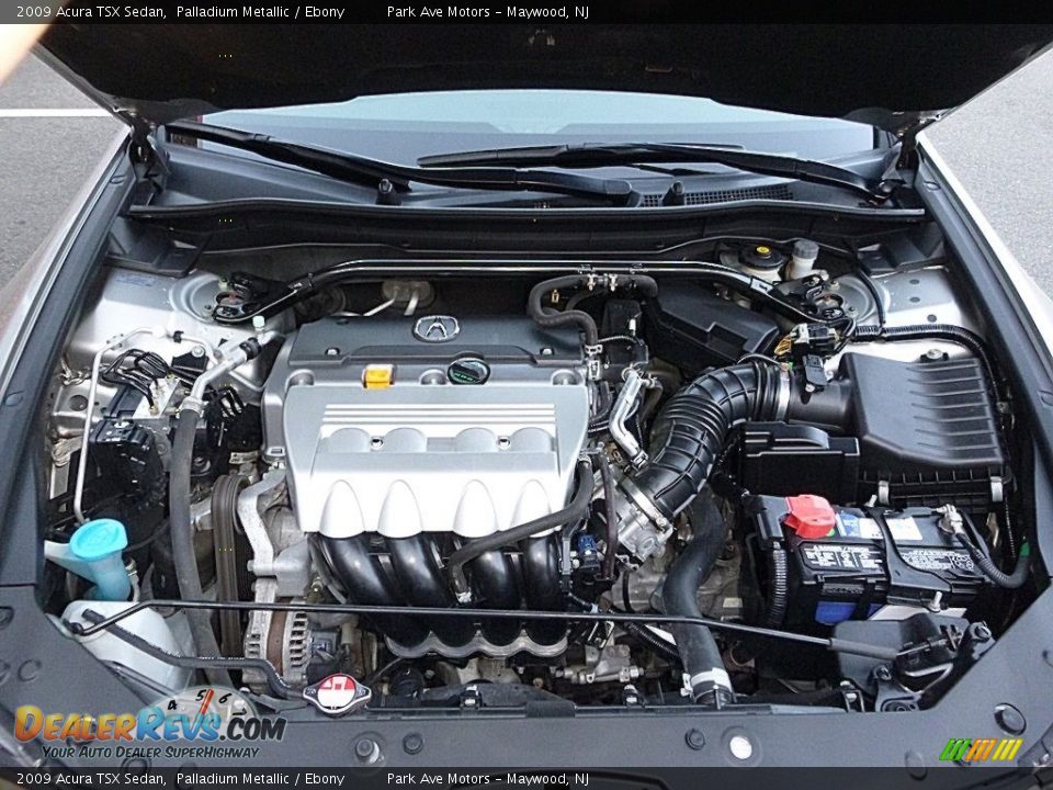 2009 Acura TSX Sedan Palladium Metallic / Ebony Photo #31