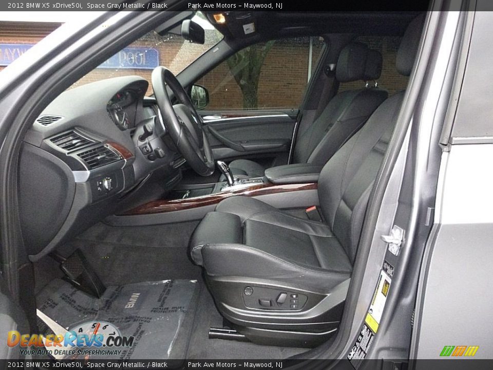 2012 BMW X5 xDrive50i Space Gray Metallic / Black Photo #11
