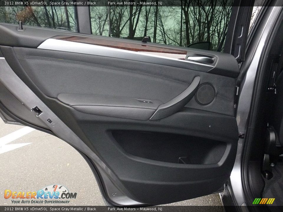 2012 BMW X5 xDrive50i Space Gray Metallic / Black Photo #12