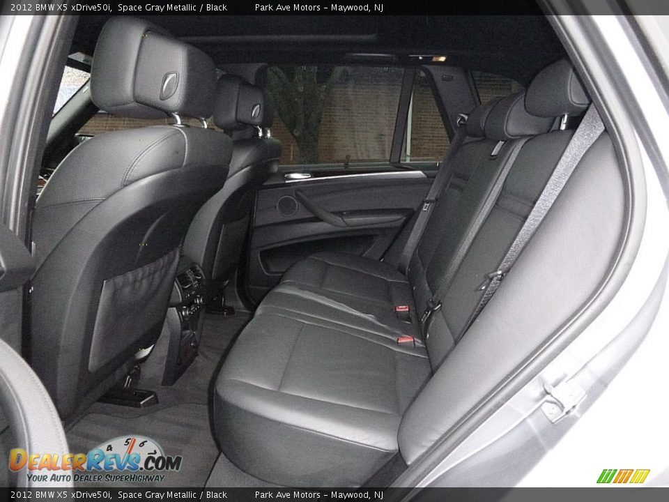2012 BMW X5 xDrive50i Space Gray Metallic / Black Photo #14