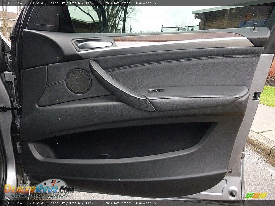 2012 BMW X5 xDrive50i Space Gray Metallic / Black Photo #19