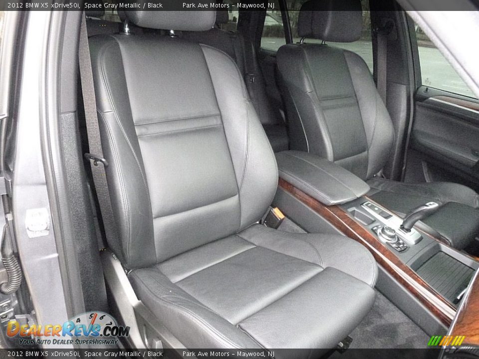 2012 BMW X5 xDrive50i Space Gray Metallic / Black Photo #20