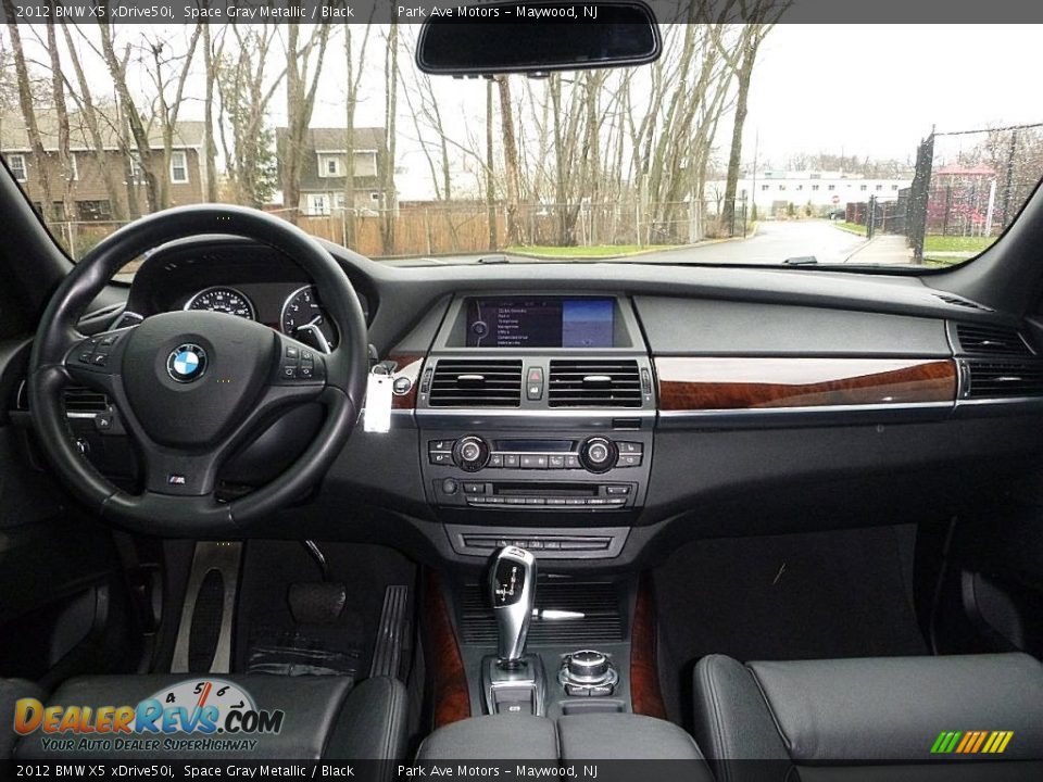 2012 BMW X5 xDrive50i Space Gray Metallic / Black Photo #24