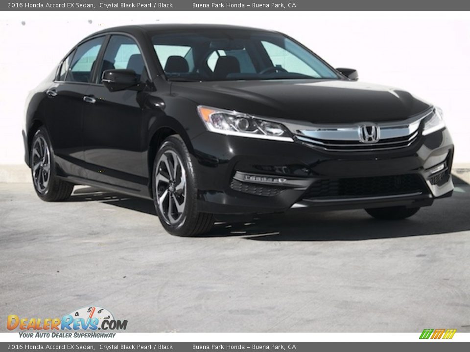 2016 Honda Accord EX Sedan Crystal Black Pearl / Black Photo #1