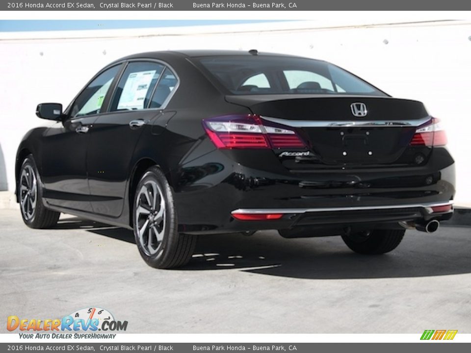 2016 Honda Accord EX Sedan Crystal Black Pearl / Black Photo #2