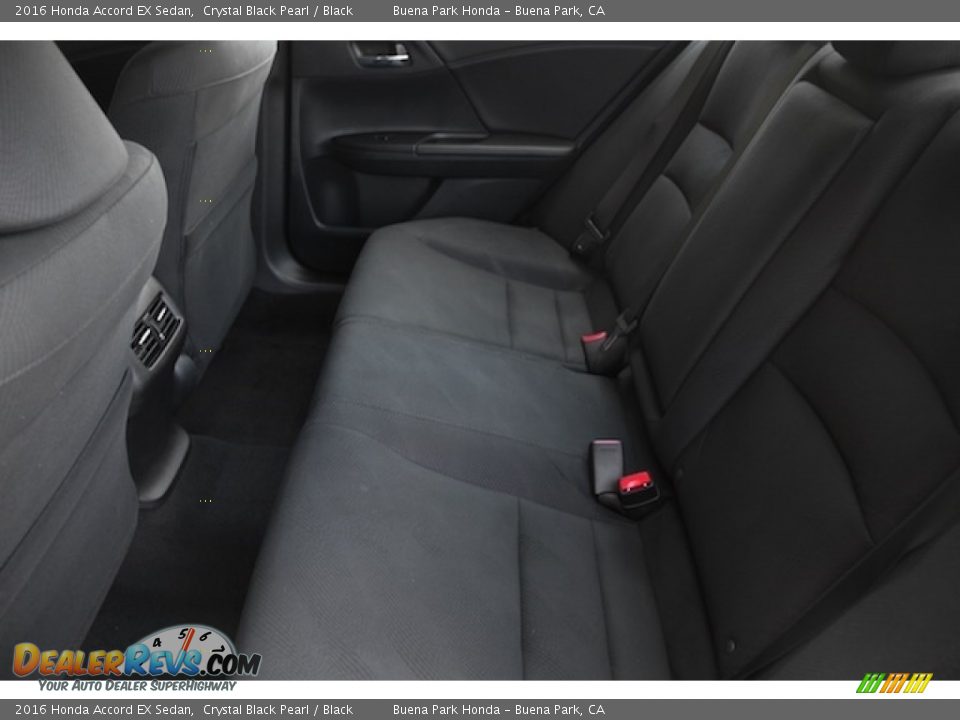 2016 Honda Accord EX Sedan Crystal Black Pearl / Black Photo #12