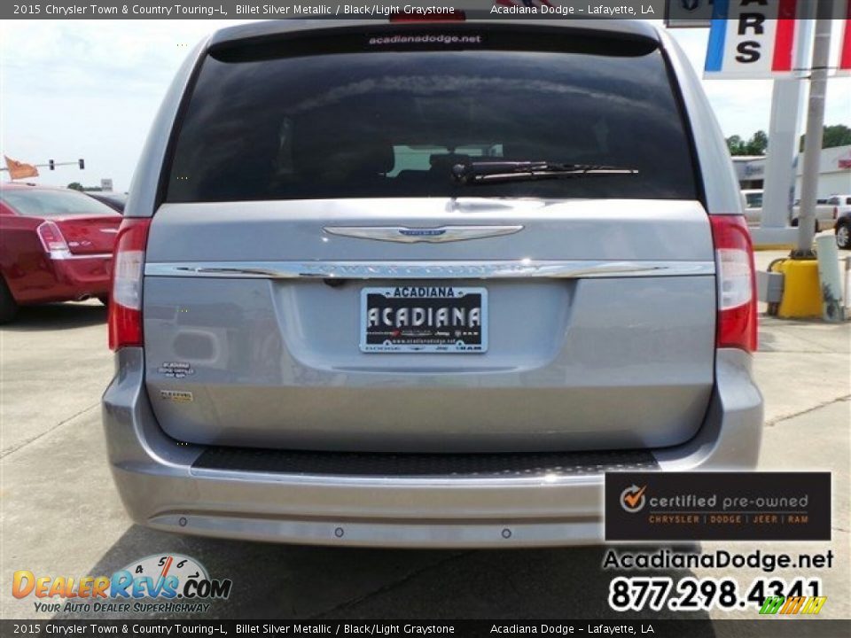 2015 Chrysler Town & Country Touring-L Billet Silver Metallic / Black/Light Graystone Photo #6