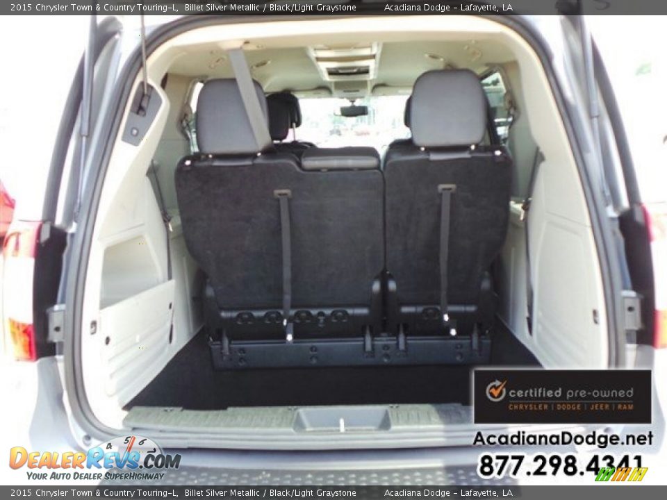 2015 Chrysler Town & Country Touring-L Billet Silver Metallic / Black/Light Graystone Photo #7