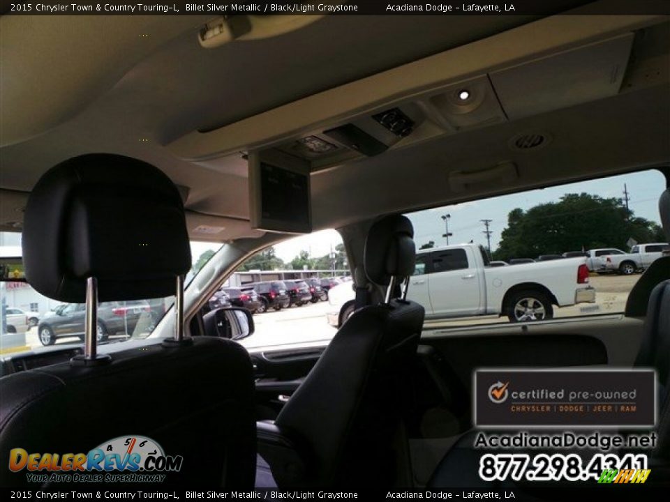 2015 Chrysler Town & Country Touring-L Billet Silver Metallic / Black/Light Graystone Photo #29