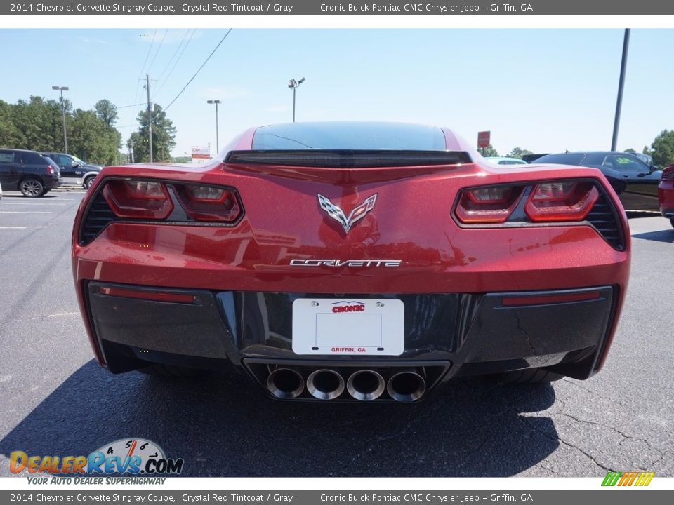 2014 Chevrolet Corvette Stingray Coupe Crystal Red Tintcoat / Gray Photo #6