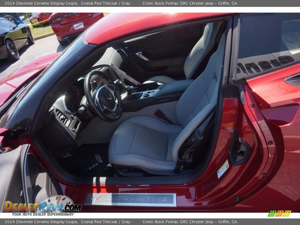 2014 Chevrolet Corvette Stingray Coupe Crystal Red Tintcoat / Gray Photo #9