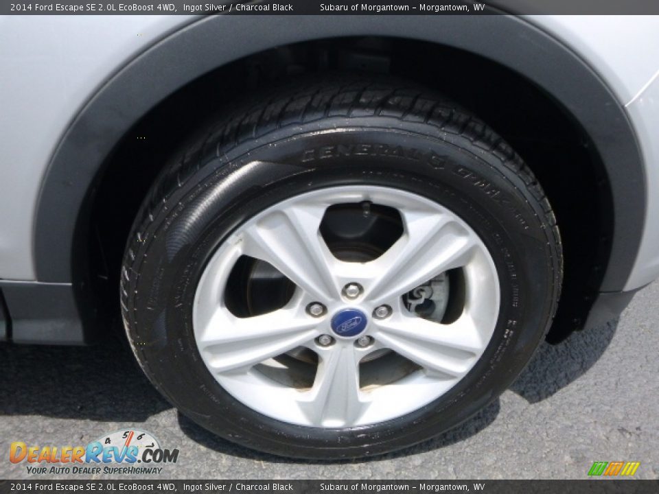 2014 Ford Escape SE 2.0L EcoBoost 4WD Ingot Silver / Charcoal Black Photo #2