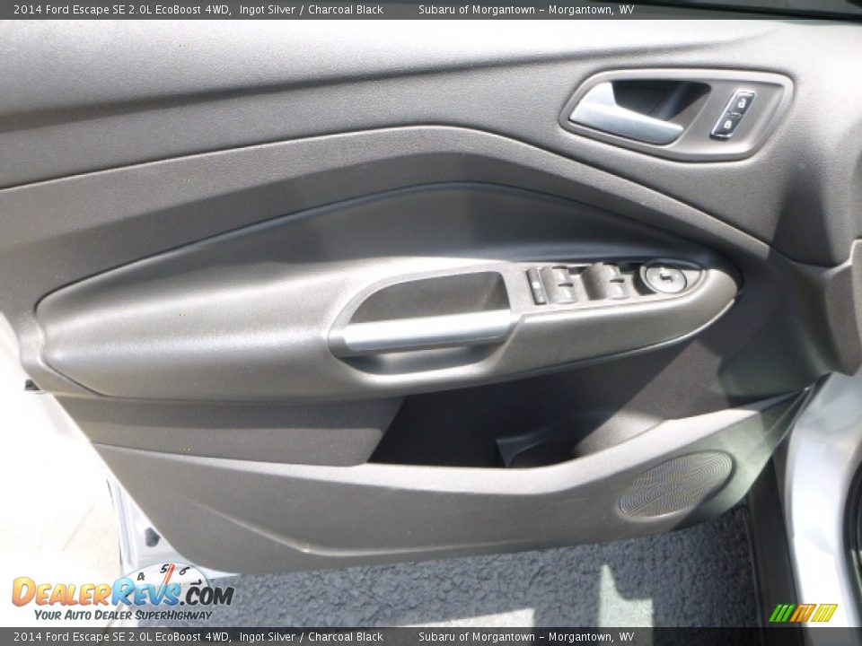 2014 Ford Escape SE 2.0L EcoBoost 4WD Ingot Silver / Charcoal Black Photo #15