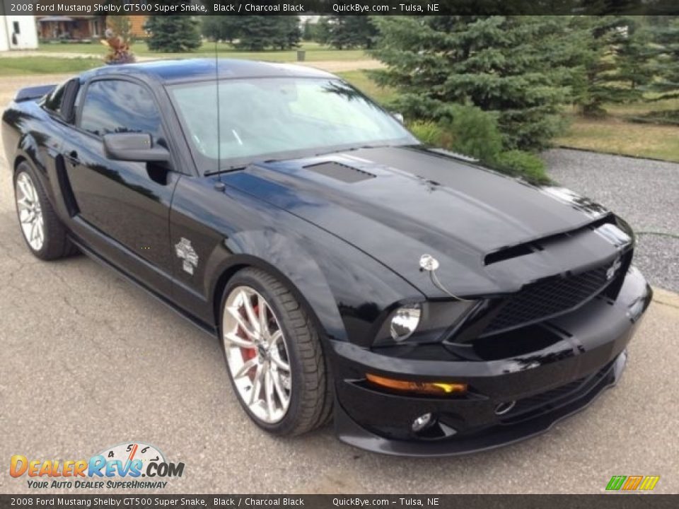 Front 3/4 View of 2008 Ford Mustang Shelby GT500 Super Snake Photo #2