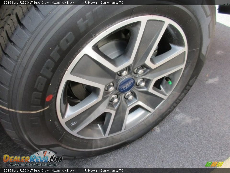 2016 Ford F150 XLT SuperCrew Magnetic / Black Photo #4