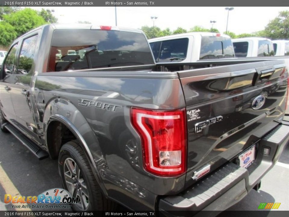 2016 Ford F150 XLT SuperCrew Magnetic / Black Photo #5