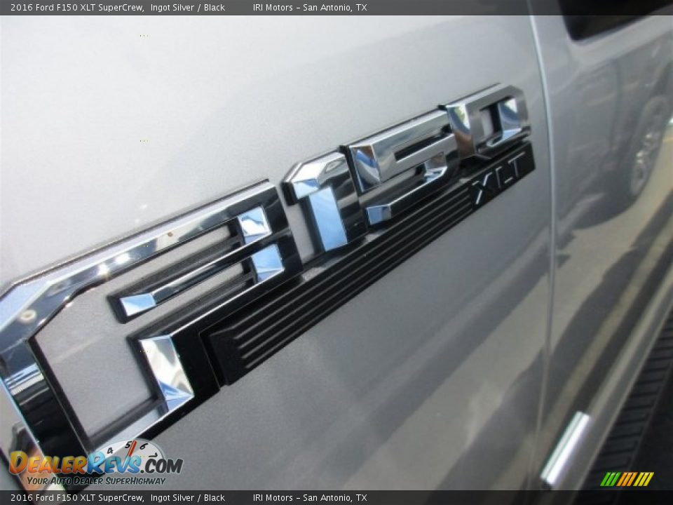 2016 Ford F150 XLT SuperCrew Ingot Silver / Black Photo #3