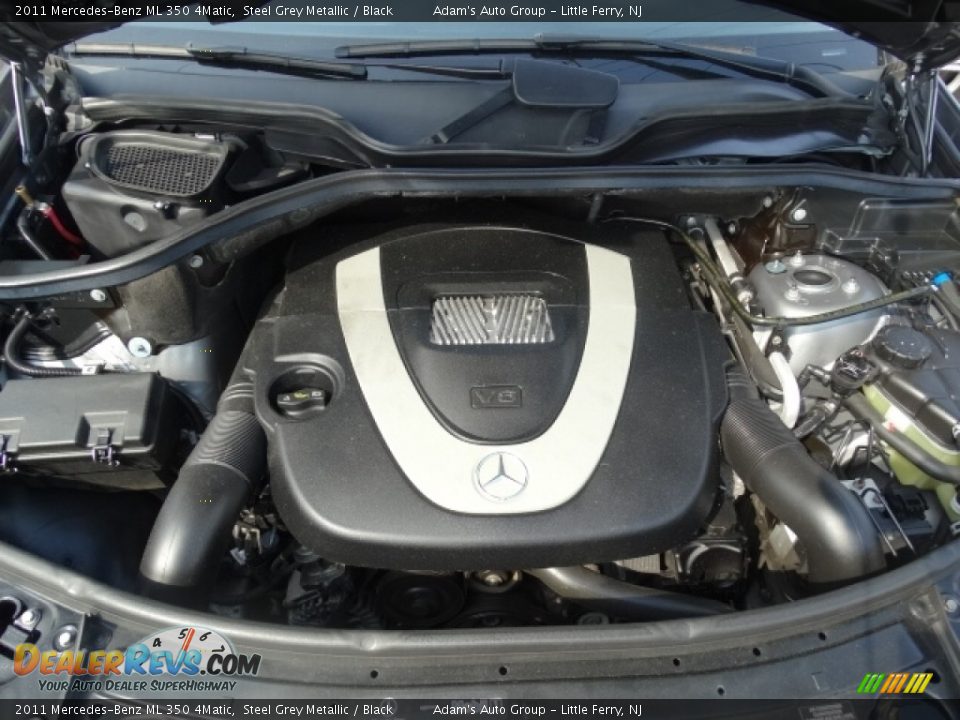 2011 Mercedes-Benz ML 350 4Matic Steel Grey Metallic / Black Photo #22