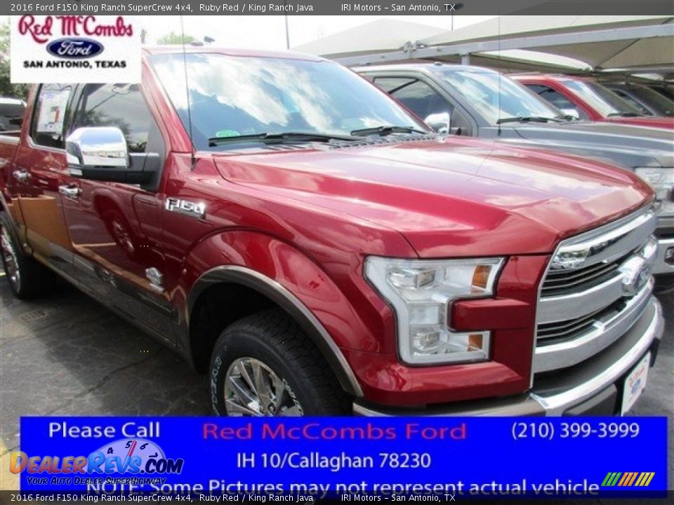 2016 Ford F150 King Ranch SuperCrew 4x4 Ruby Red / King Ranch Java Photo #1
