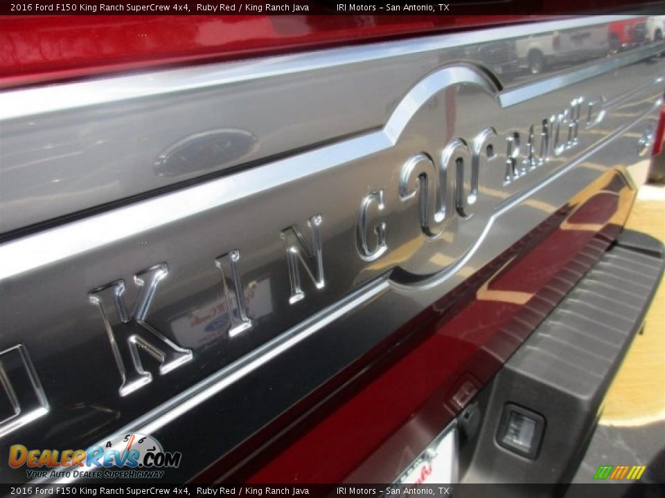 2016 Ford F150 King Ranch SuperCrew 4x4 Ruby Red / King Ranch Java Photo #7