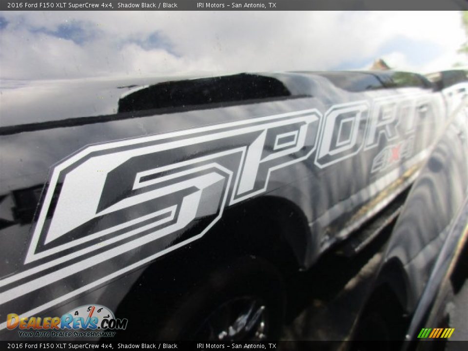 2016 Ford F150 XLT SuperCrew 4x4 Shadow Black / Black Photo #10