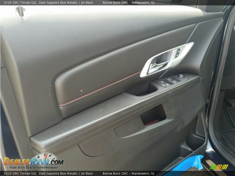2016 GMC Terrain SLE Dark Sapphire Blue Metallic / Jet Black Photo #7