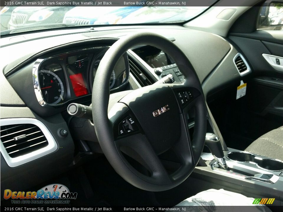 2016 GMC Terrain SLE Dark Sapphire Blue Metallic / Jet Black Photo #8
