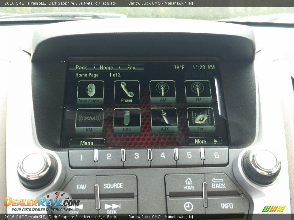 2016 GMC Terrain SLE Dark Sapphire Blue Metallic / Jet Black Photo #9