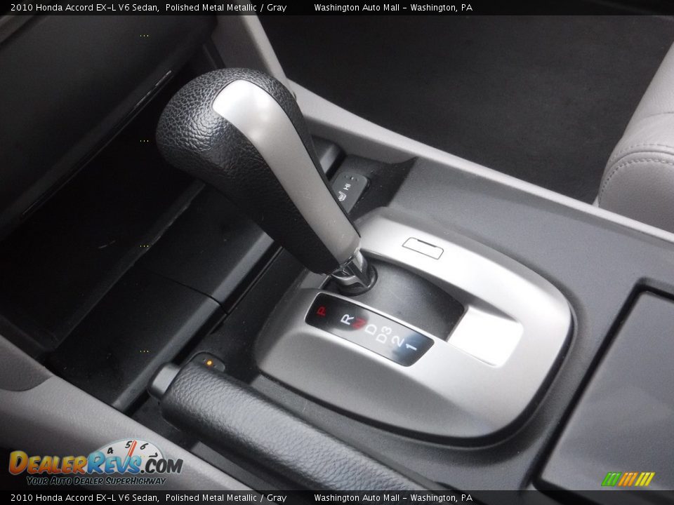 2010 Honda Accord EX-L V6 Sedan Polished Metal Metallic / Gray Photo #18