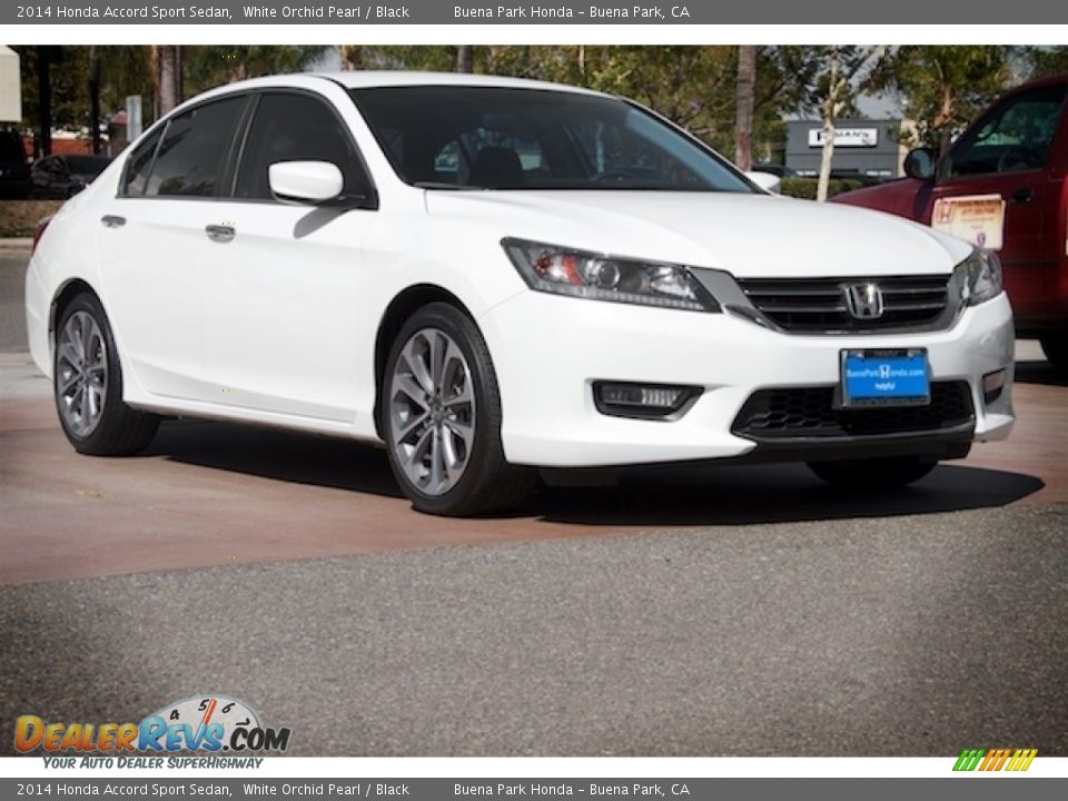 2014 Honda Accord Sport Sedan White Orchid Pearl / Black Photo #1
