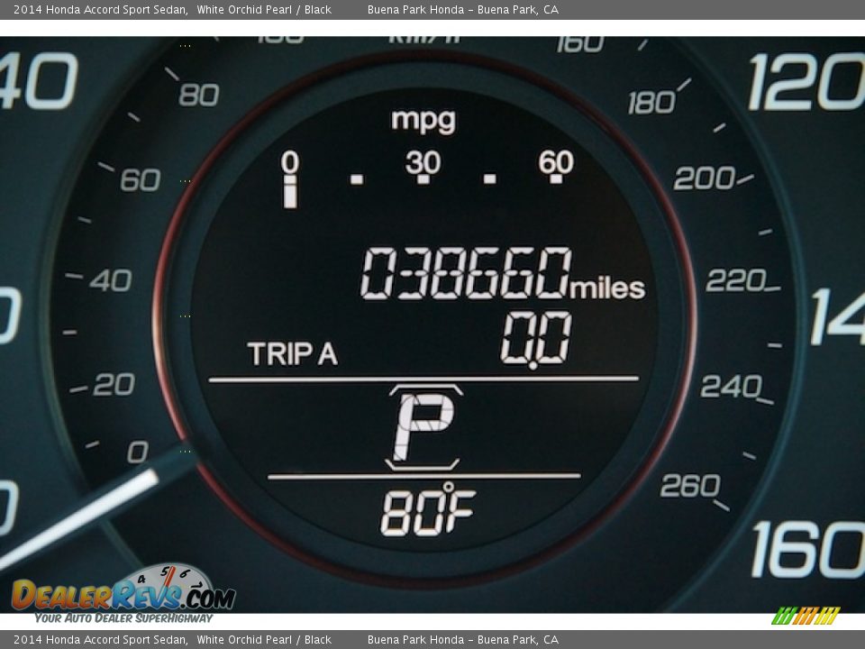 2014 Honda Accord Sport Sedan White Orchid Pearl / Black Photo #6