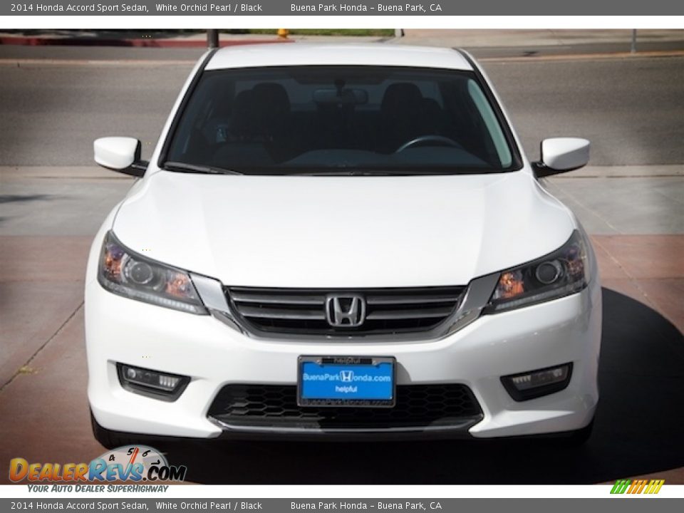 2014 Honda Accord Sport Sedan White Orchid Pearl / Black Photo #7