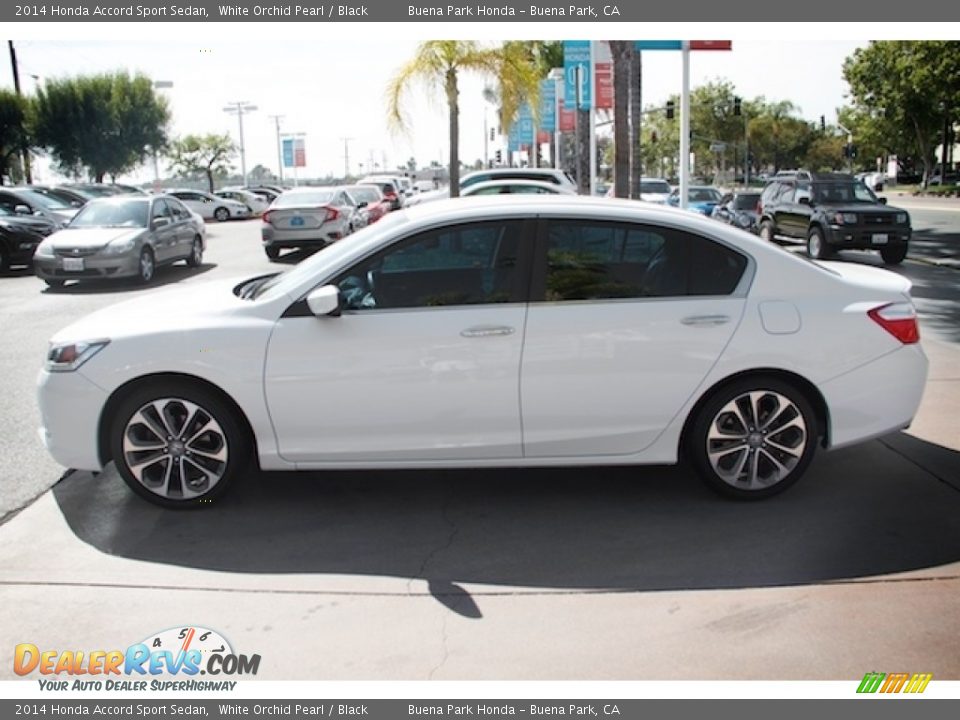 2014 Honda Accord Sport Sedan White Orchid Pearl / Black Photo #9