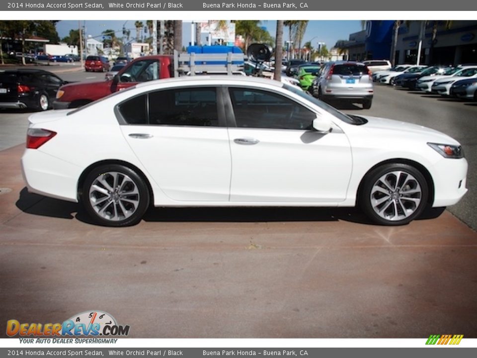 2014 Honda Accord Sport Sedan White Orchid Pearl / Black Photo #12