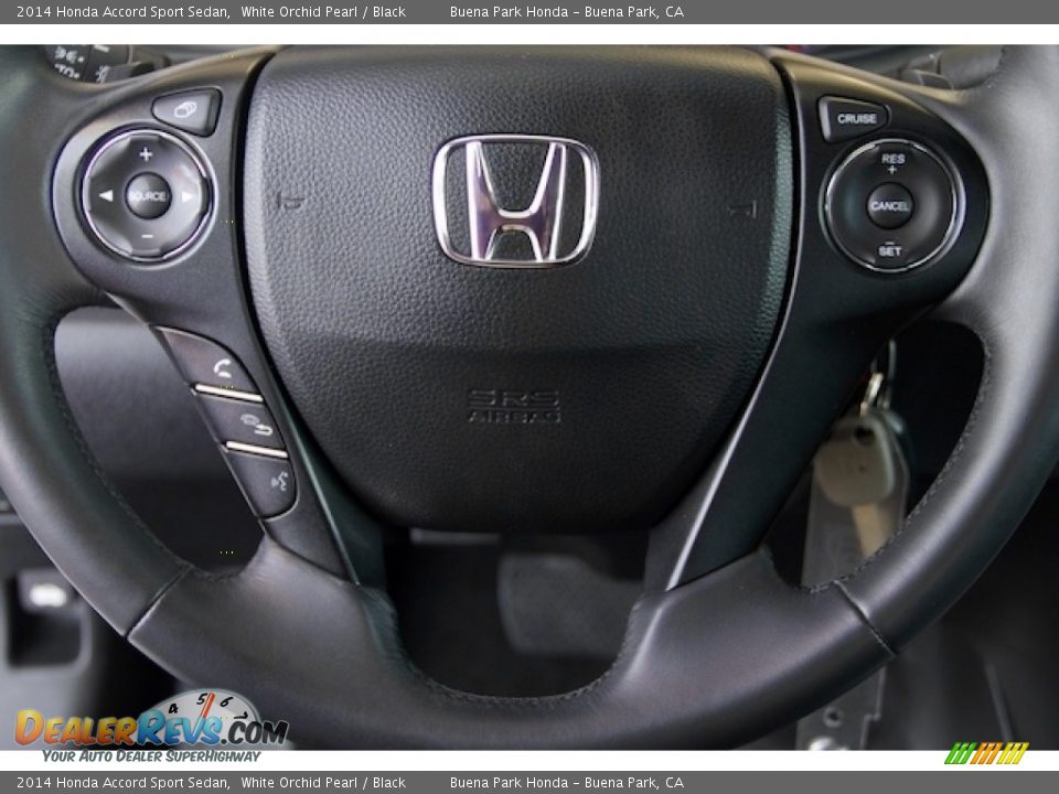 2014 Honda Accord Sport Sedan White Orchid Pearl / Black Photo #13