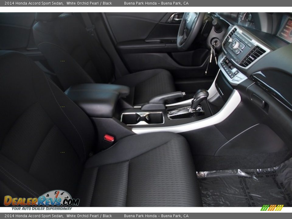 2014 Honda Accord Sport Sedan White Orchid Pearl / Black Photo #18