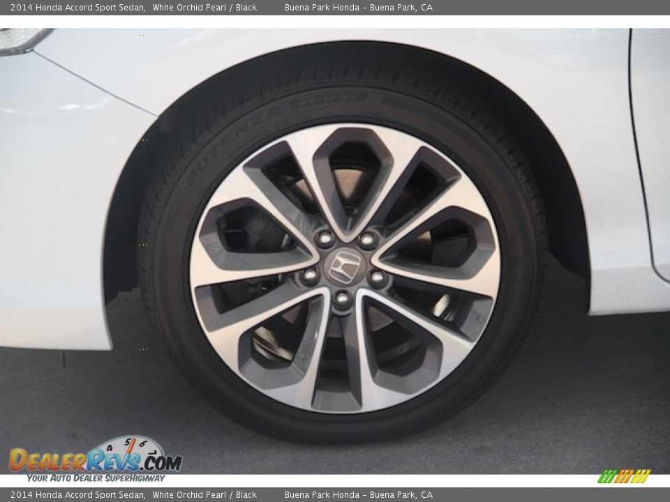 2014 Honda Accord Sport Sedan White Orchid Pearl / Black Photo #28