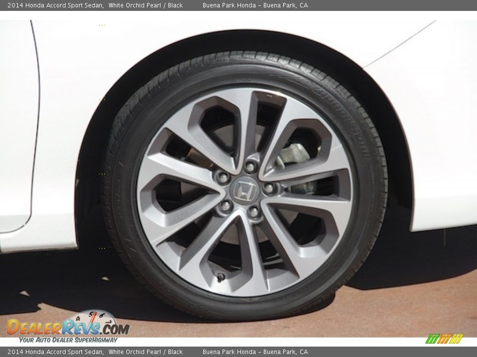 2014 Honda Accord Sport Sedan White Orchid Pearl / Black Photo #30