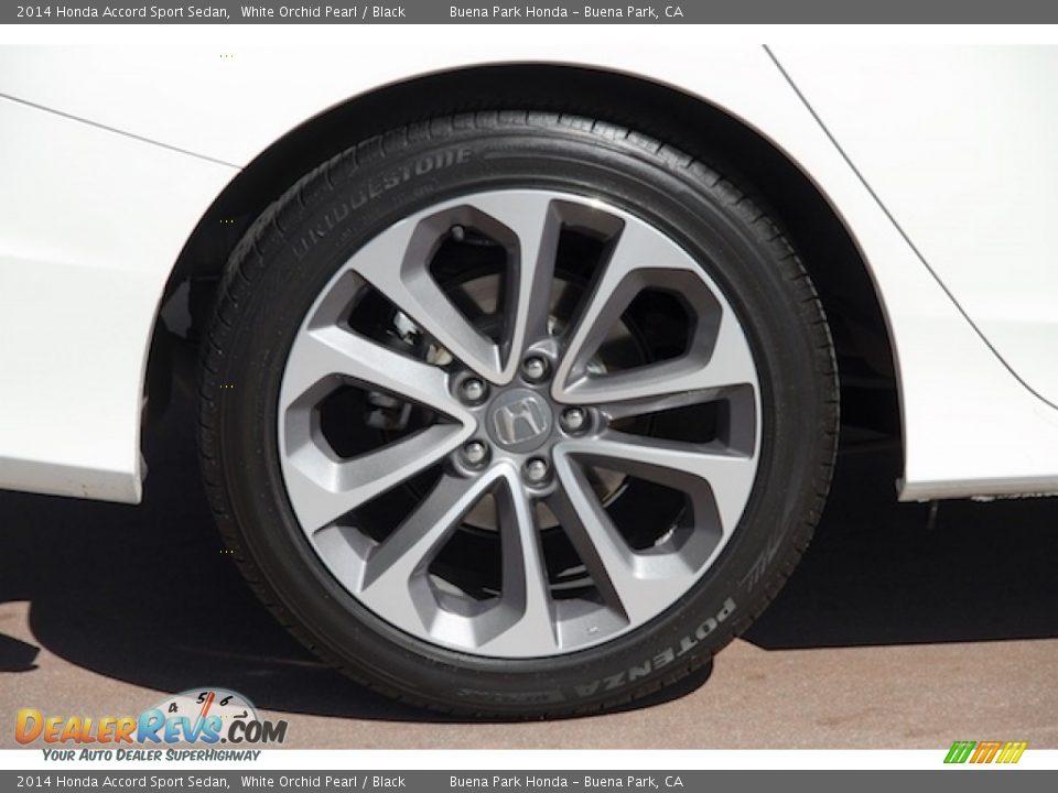 2014 Honda Accord Sport Sedan White Orchid Pearl / Black Photo #31