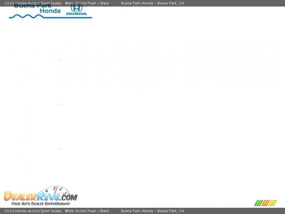 2014 Honda Accord Sport Sedan White Orchid Pearl / Black Photo #33