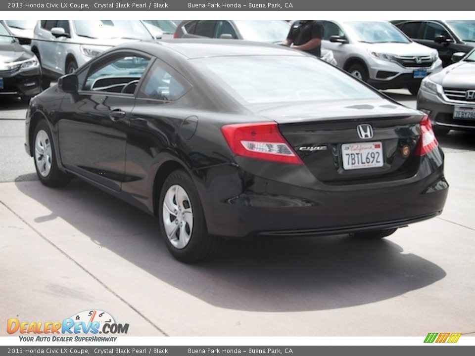 2013 Honda Civic LX Coupe Crystal Black Pearl / Black Photo #2