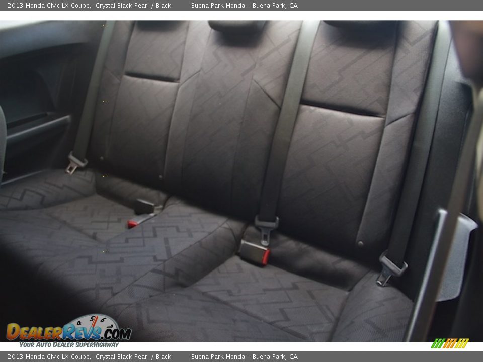 2013 Honda Civic LX Coupe Crystal Black Pearl / Black Photo #4