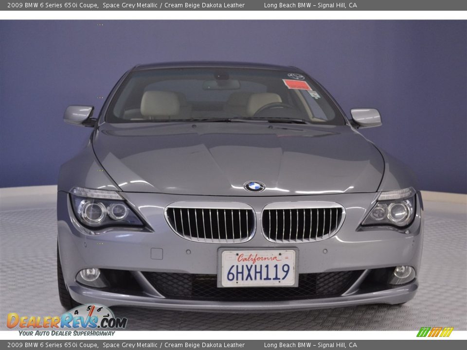 2009 BMW 6 Series 650i Coupe Space Grey Metallic / Cream Beige Dakota Leather Photo #2