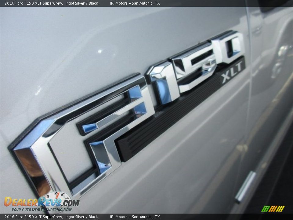 2016 Ford F150 XLT SuperCrew Ingot Silver / Black Photo #3