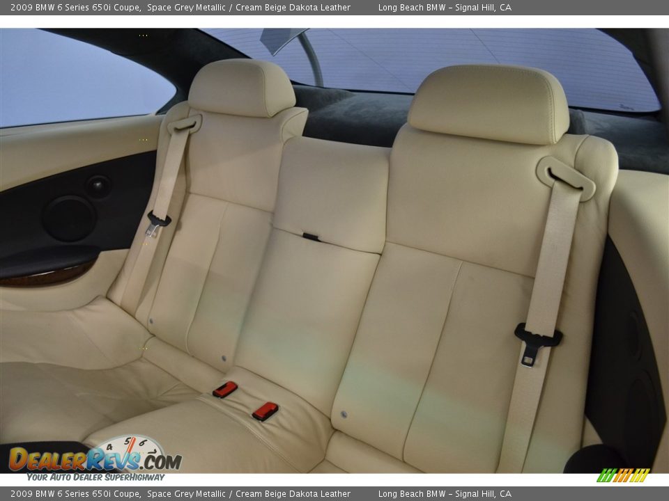 2009 BMW 6 Series 650i Coupe Space Grey Metallic / Cream Beige Dakota Leather Photo #14