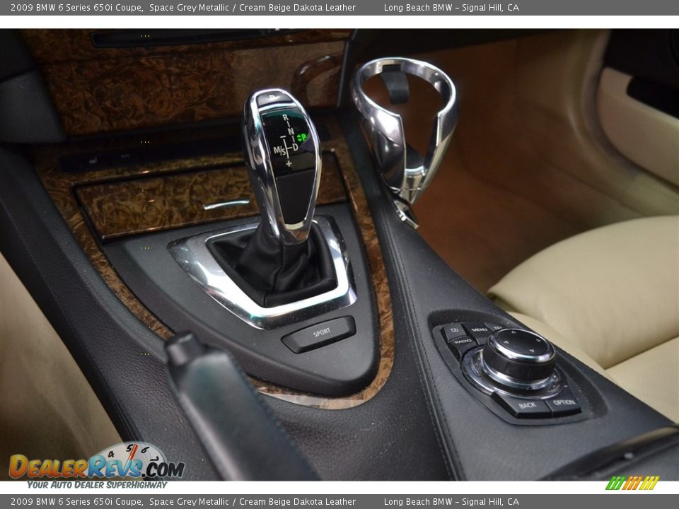 2009 BMW 6 Series 650i Coupe Space Grey Metallic / Cream Beige Dakota Leather Photo #23
