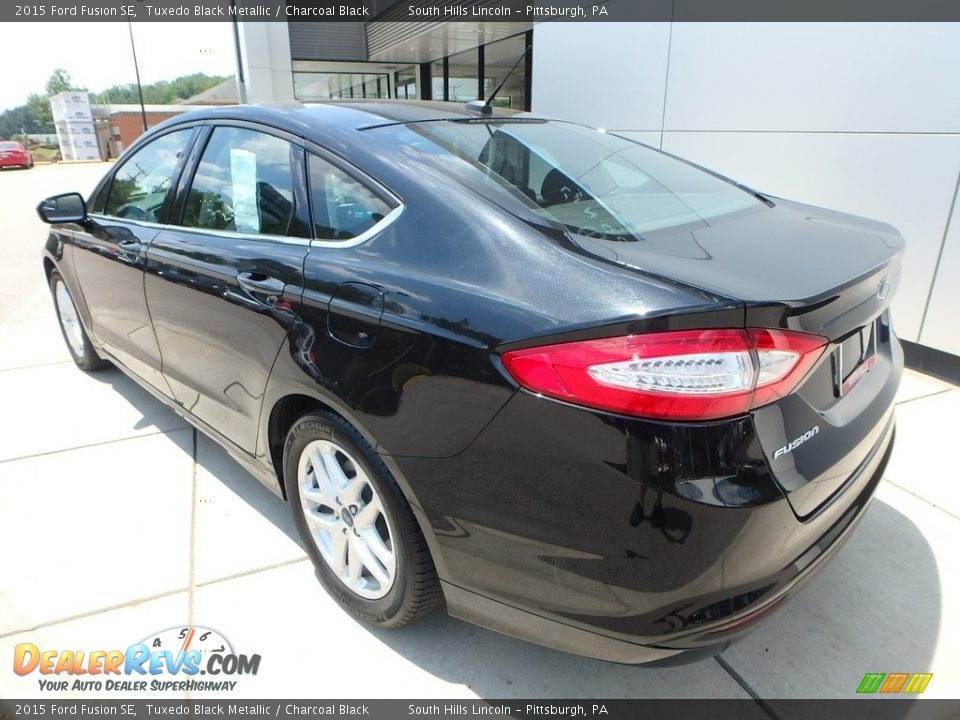 2015 Ford Fusion SE Tuxedo Black Metallic / Charcoal Black Photo #3