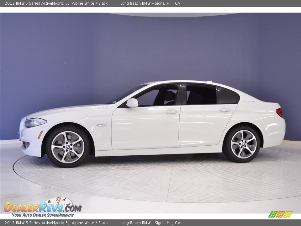 2013 BMW 5 Series ActiveHybrid 5 Alpine White / Black Photo #4