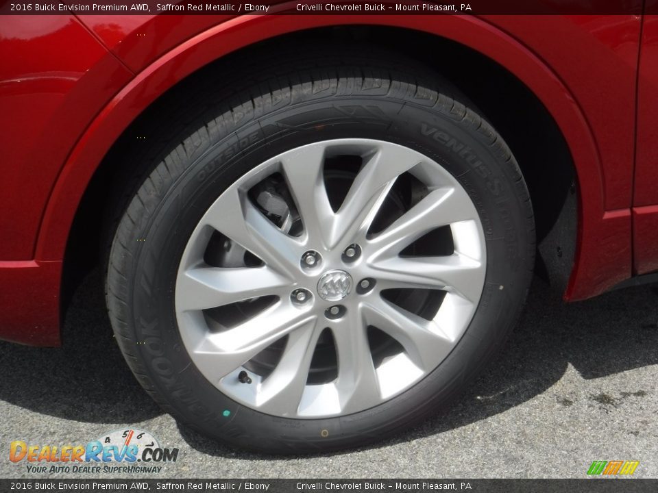 2016 Buick Envision Premium AWD Saffron Red Metallic / Ebony Photo #3